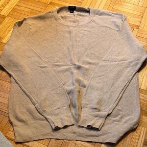 J. Crew Men's Tan Crewneck Sweater